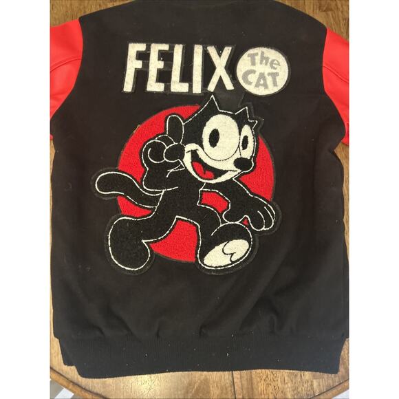 FELIX THE CAT Varsity jacket Size Small Embroidered NWT - Picture 8 of 9
